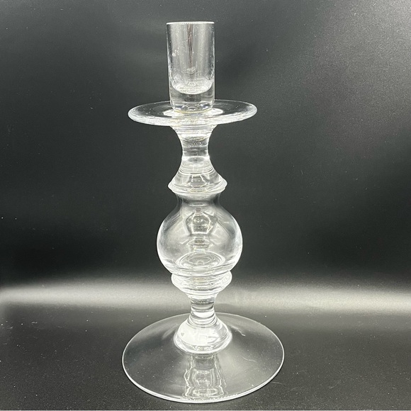 Crate & Barrel Anya Glass Candle Holder - Picture 2 of 9